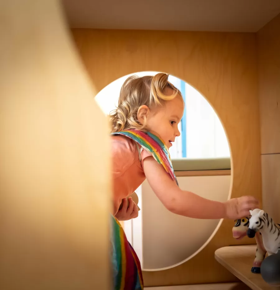kind spelen hoekje