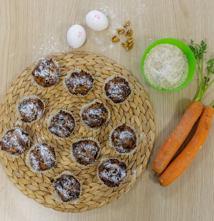 Recept wortelmuffins