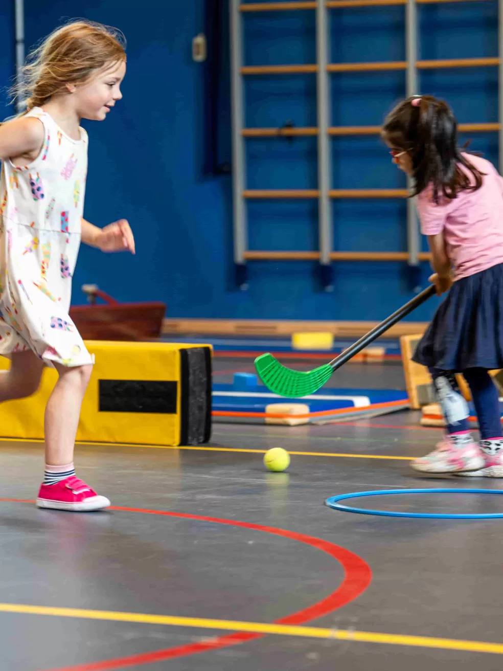 Indoor hockey spel