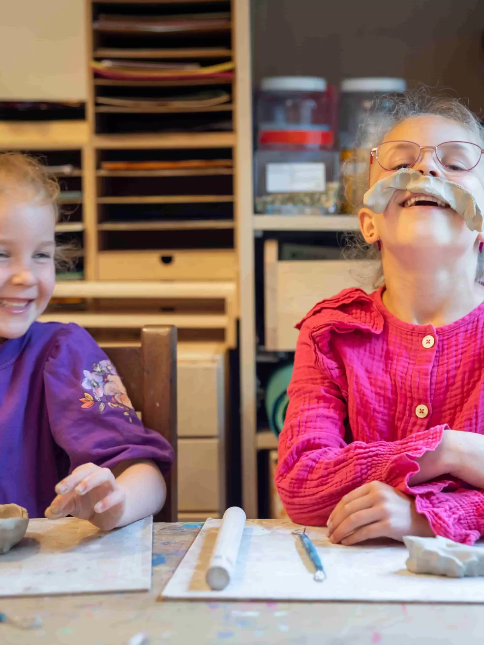 kleiende kinderen