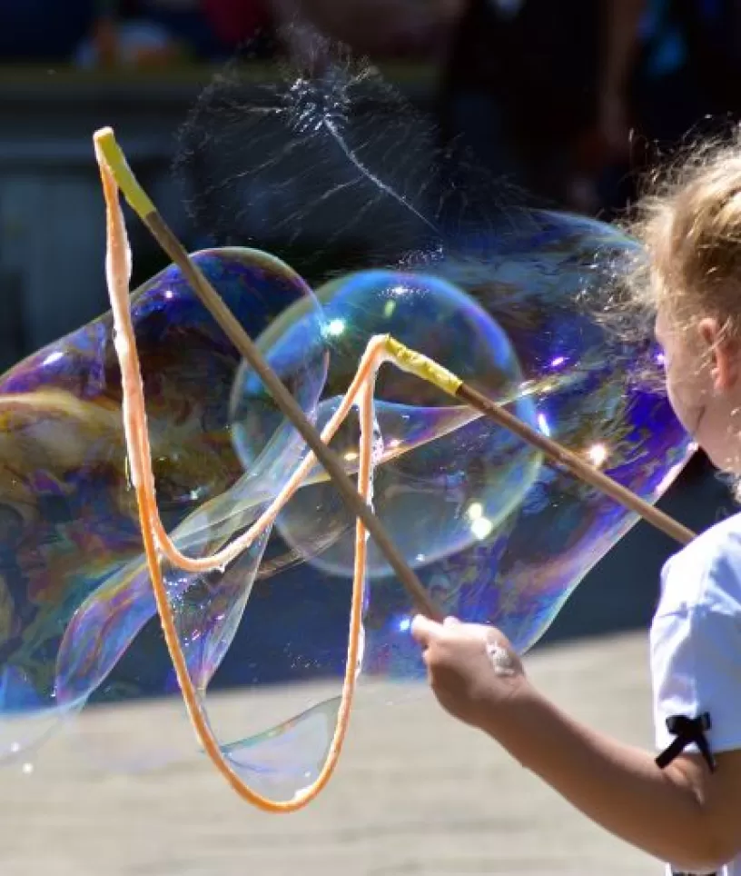 Kerkelanden grote bellenblaas