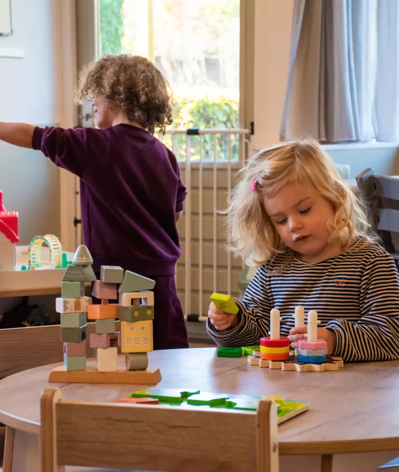 Kinderen spelen psz Bijenkolonie
