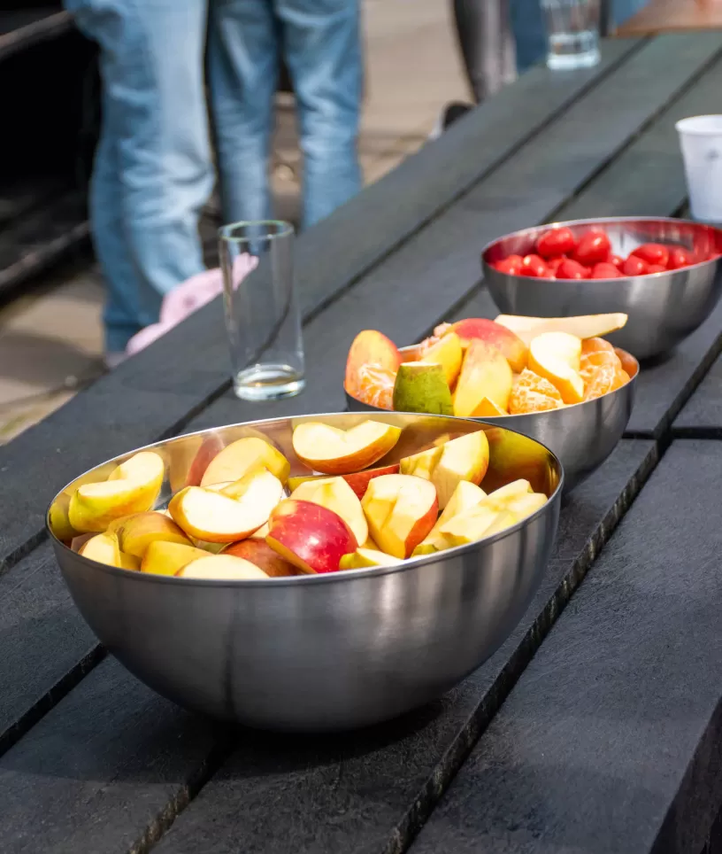 Buitenschoolse opvang Boshut gezond tussendoortje