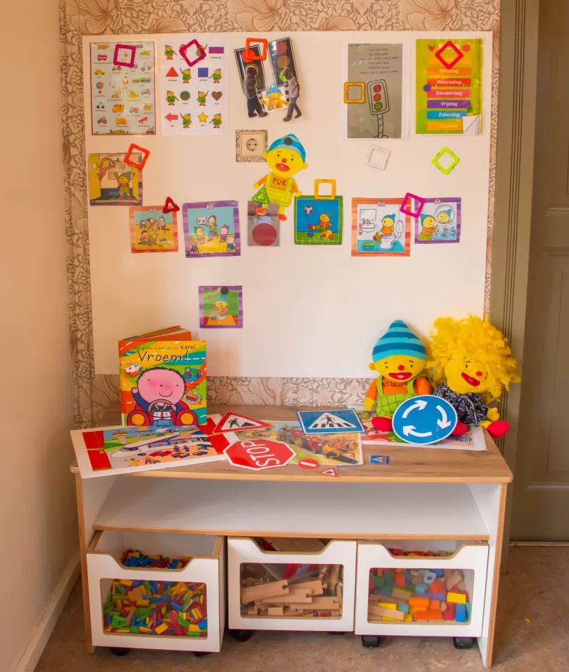 Uk en Puk thema muur