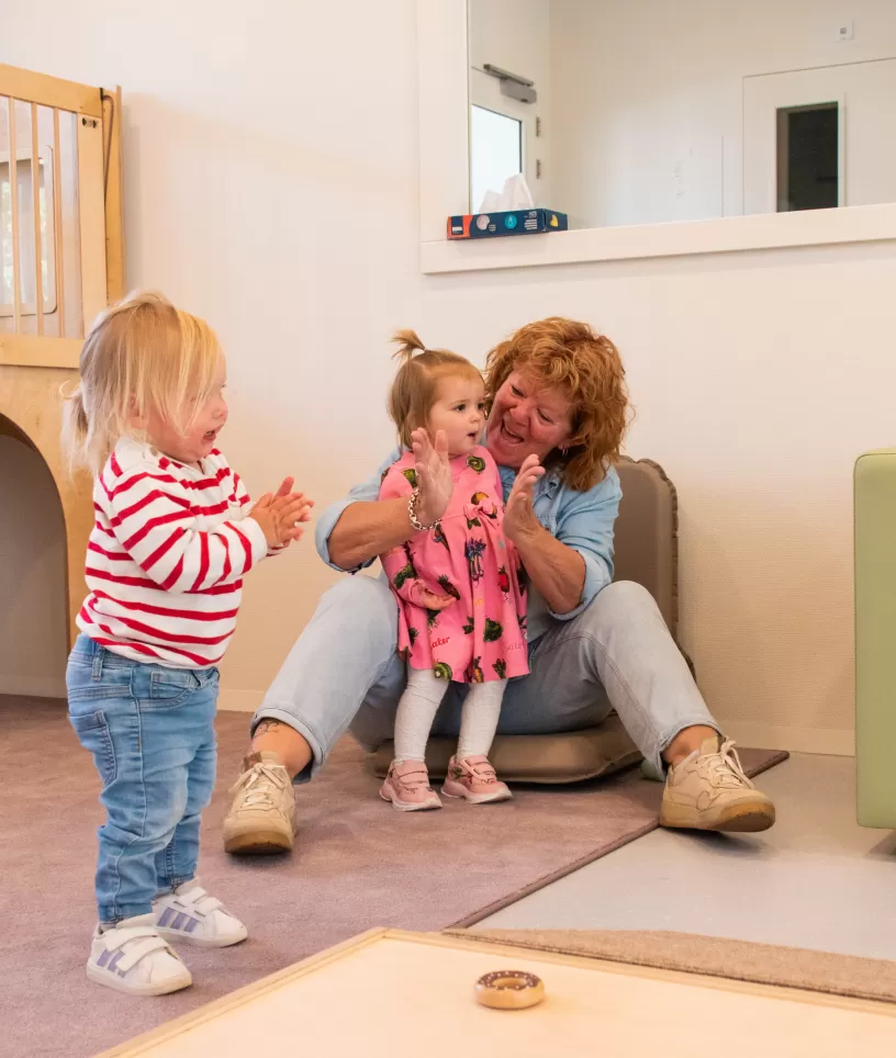 PM met twee kinderen