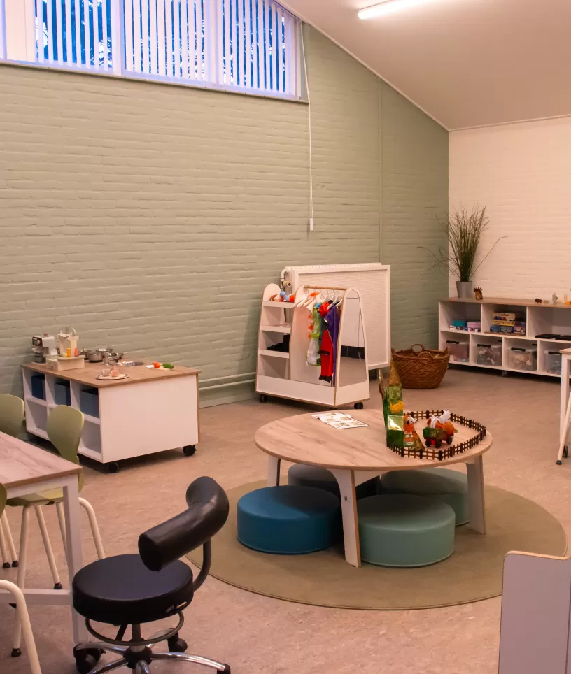 Overzicht groepsruimte bso Melkweg