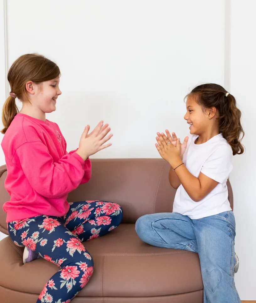 Meisjes spelen