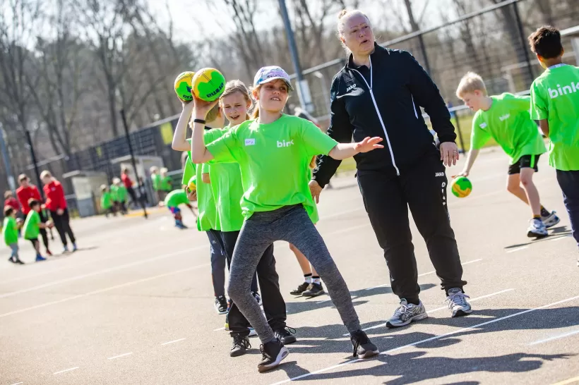 Handbal league Bink Hilversum