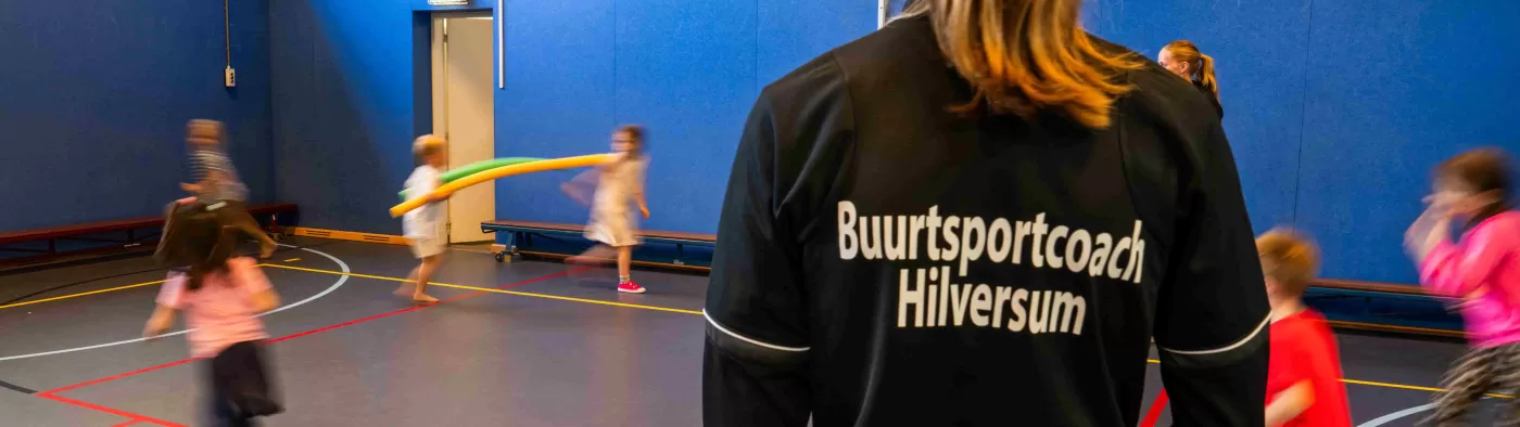 Buurtsportcoach Hilversum met kids in actie