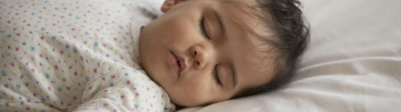 Slapende baby